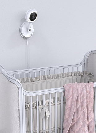 HOLACA Wall Mount for Nanit Pro Flex Stand, Nanit Pro Smart Baby Monitor Mount, Quickly and Easy Installation (White)
