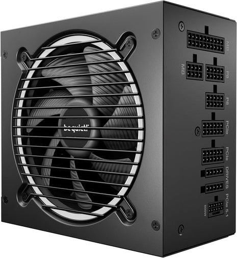 be quiet! Pure Power 13 M 750W Power Supply, 80 Plus® Gold Certification, ATX 3.1 PSU, Support for PCIe 5.1 GPUs, semi-Passive 120mm be quiet! Fan, LLC Technology, Single Rail, for Overclocked GPUs