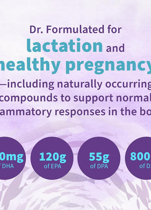 Garden of Life Dr. Formulated Prenatal DHA Fish Oil - 500mg DHA & DPA in Triglyceride Form 100% DV Vitamin D3, Single Source, Mercury Free Omega 3 Supplements for Women's Health, 30 Softgels