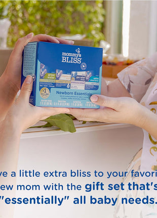 Mommy's Bliss 4-Piece Newborn and Baby Essentials Kit - With Gripe Water, Gas Relief Drops, Vitamin D 400IU, and Saline Drops/Spray - The Perfect Baby Gift.