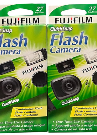Fujifilm QuickSnap Flash 400 One Time Use 35mm Camera with, 27 Exposures, 4-Pack