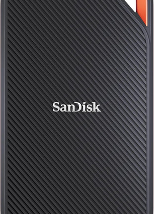 2TB SanDisk Extreme PRO Portable SSD with USB4, Up to 3800 MB/s Read and 3700MB/s Write, USB-C, USB 3.2, Backwards Compatible, IP65 Water and Dust Resistance - SDSSDE82-2T00-G25