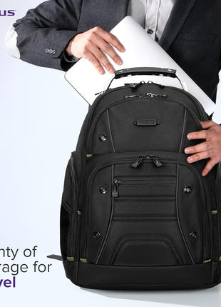 Targus Drifter Essentials Laptop Backpack, Travel Backpack for Laptops up to 16" Backpack for Men & Women, College Back Pack Bookbag or Work Backpack, School Bag Travel Backpack Black(TBB63805GL)