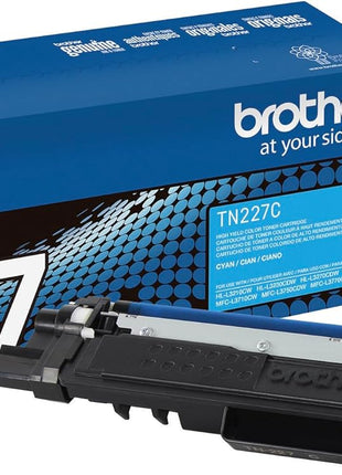 Brother Genuine TN227C, High Yield Toner Cartridge, Replacement Cyan Toner, Page Yield Up to 2,300 Pages, TN227, Amazon Dash Replenishment Cartridge 15.3 x 4.1 x 6.1 inches | Prints up to 2,300 pages, Amazon Dash replenishment