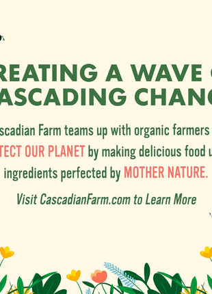 Cascadian Farm Organic Granola with No Added Sugar, Blueberry Vanilla Cereal, Resealable Pouch, 11 oz.