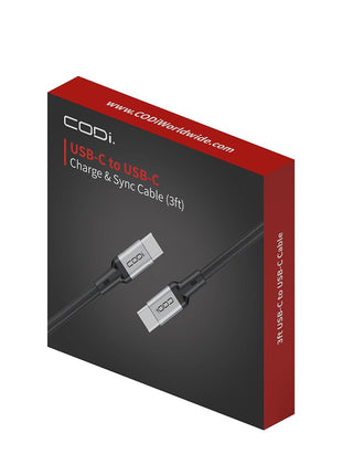 CODi A01069 6 ft. Braided Nylon Charge & Sync USB Data Transfer Cable