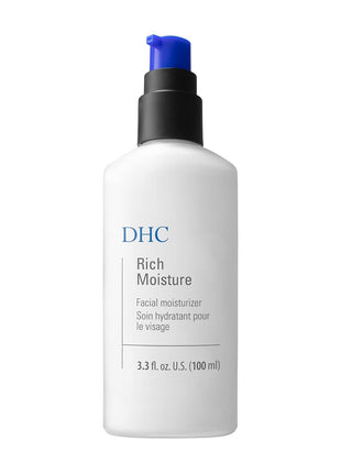 DHC Rich Moisturizer, Lightweight Facial Moisturizer for Dull Skin, 3.3 oz | Revitalizes Dull, Tired Skin, Reduces Dryness and Dehydration, Defends Against Free Radicals and Environmental Aggressors
