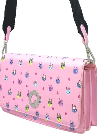 Animal Crossing New Horizons Mint Leaves Sling Bag