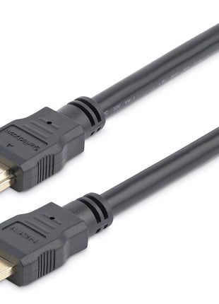 StarTech.com 3m (10ft) HDMI Cable - 4K High Speed HDMI Cable with Ethernet - UHD 4K 30Hz Video - HDMI 1.4 Cable - Ultra HD HDMI Monitors, Projectors, TVs & Displays - Black HDMI Cord - M/M (HDMM3M)