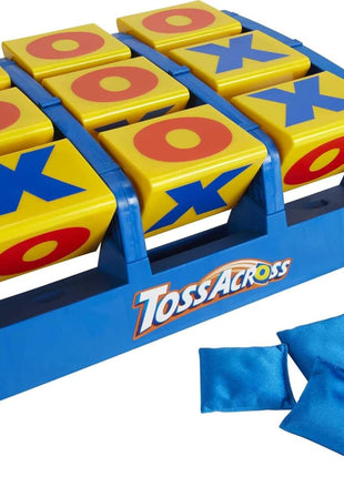 Mattel Games Toss Across Indoor Outdoor Game for Ages 5+, 2-4 Players | Get 3-in-a-Row Bean Bag Throwing Tic-Tac-Toe Game, Active Play for Family Nights & Camping