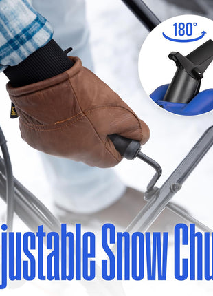 Westinghouse WSnow20 Corded Snow Blower 20 Inch, Steel Auger, Dual LED Lights, 1800 Watt Motor, Electric Snow Blower with 25ft Throwing Distance, Plows 680lbs/min, Adjustable Chute