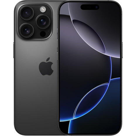 Apple iPhone 16 Pro Max, US Version, 256GB, Black Titanium - Unlocked (Renewed Premium)