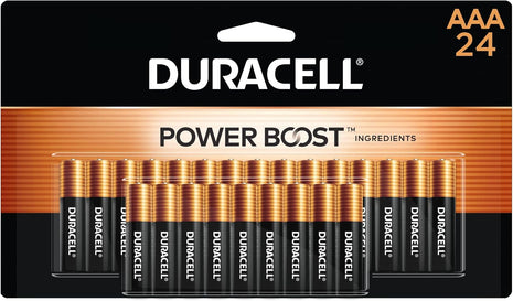 Duracell Coppertop AAA Batteries, 24 Count, 12-Year Shelf Life