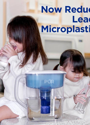 PUR PLUS Faucet Mount Replacement Filter 2-Pack, Genuine PUR Filter, 3-in-1 Powerful, Natural Mineral Filtration, Lead Removal, 6-Month Value, Blue (RF99992)