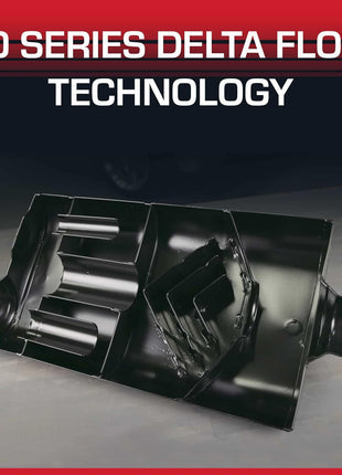 Flowmaster 50 Series Delta Flow? Muffler ??2.50 inch Offset In/Center Out