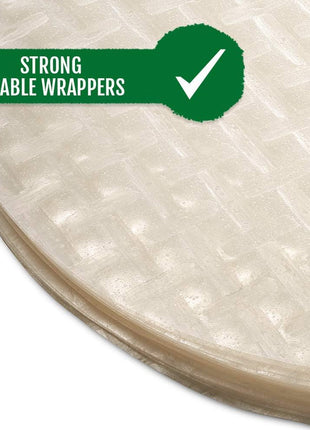 Best of Thailand [Round] Brown Rice Paper Wraps 3 Pack | Perfect for Fresh Spring Rolls & Dumplings | Non-GMO, Gluten-Free, Vegan & Paleo | Kosher for Passover Kitniyot