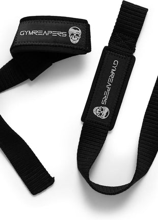 Gymreapers Lifting Wrist Straps for Weightlifting, Bodybuilding, Powerlifting, Strength Training, & Deadlifts - Padded Neoprene with 18 inch Cotton