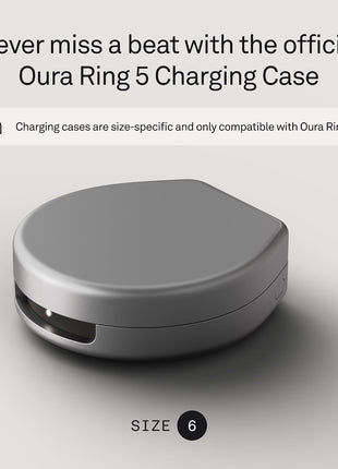 Oura Ring 5 Official Charging Case - Size 6