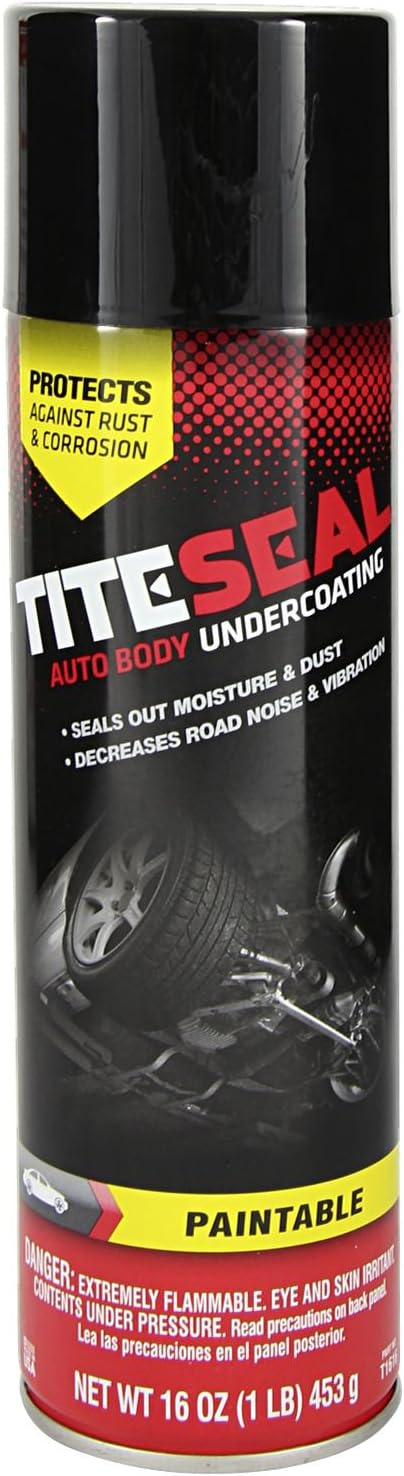 TITESEAL by GUNK T1616 Paintable Auto Body Undercoating - 16 oz.