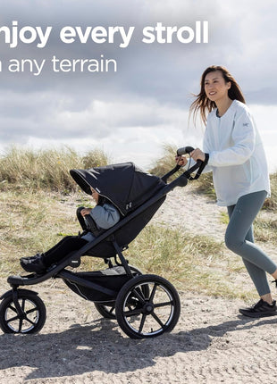 Thule Urban Glide 3 Single Child All-Terrain Stroller, Full-Suspension System, Air-Filled Tires, Upright seat with Adjustable Recline and Built-in legrest