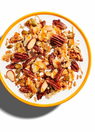 NuTrail Nut Granola Cereal, Honey Nut, No Sugar Added, Keto, Low Carb, Gluten Free, Grain Free, Healthy Breakfast 8 oz. 1 Count