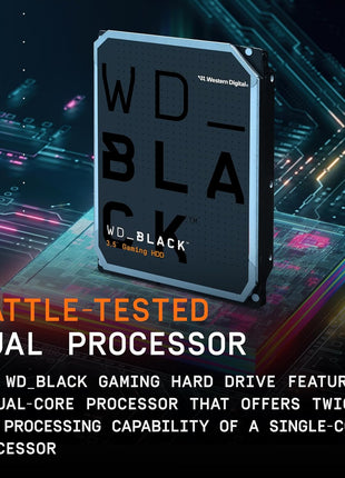 Western Digital 4TB WD Black Gaming Internal Hard Drive HDD - 7200 RPM, SATA 6 Gb/s, 256 MB Cache, 3.5 inch - WD4006FZBX