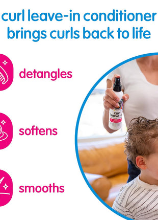 So Cozy Leave In Conditioner Spray (8 Fl Oz) Paraben-Free Detangler for Kids' Curly Hair, Deep Conditioner & Tangle-Free Curls, Gentle & Nourishing with Keratin, Vitamin B5, Olive Oil & Jojoba Oil