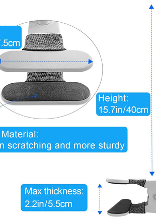 Baby Monitor Mount, 15.7 inches, Compatible with Nanit Pro Smart Baby Monitor & Flex Stand, Cameras with 1/4 Screw Mount, Flexible Long Gooseneck Arm, Baby Camera Holder Stand
