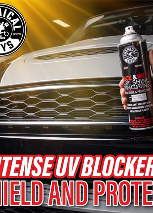Chemical Guys TVDSPRAY101 Nice & Wet Tire Shine Trim Coating for Rubber, Plastic and Vinyl, Safe for Cars, Trucks, SUVs, Motorcycles, RVs & More, 14.5 fl oz