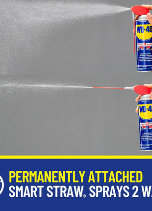 WD-40 Original Formula, Multi-Use Product with Smart Straw Sprays 2 Ways, 14.4 OZ [2-Pack]