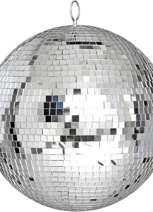 Alytimes Mirror Disco Ball - 8-Inch Cool and Fun Silver Hanging Party Disco BallBig Party Decorations, Party Design