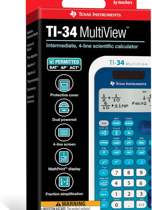 Texas Instruments TI-34 MultiView Scientific Calculator