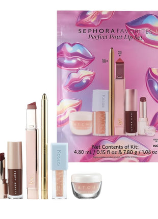 SEPHORA Favorites Perfect Pout 6-Piece Lip Set