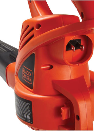 BLACK+DECKER Electric Leaf Blower, Handheld Blowers for Lawn Care, Lightweight, 180 MPH 180 CFM, 7-Amp, Corded (LB700)