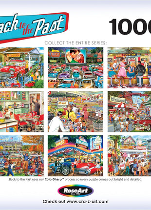 RoseArt - Back to The Past - Ice Cream Truck Day - 1000 Piece Jigsaw Puzzle for Adults