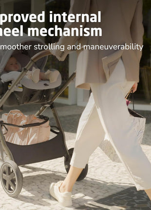 Maxi-Cosi Zelia 2 Luxe 5-in-1 Modular Travel System, New Hope Tan