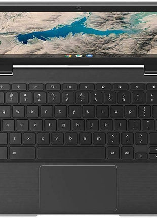 Lenovo 100E Chromebook 2ND Gen 81QB000AUS Laptop Computer, 11.6 inch HD (1366 X 768) Display, MediaTek MT8173C Processor, 4GB RAM, 16GB eMMC TLC SSD, Powervr GX6250, Chrome OS, Black (Renewed)