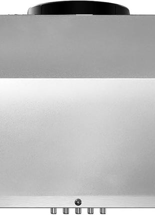 30 in. Lumin Collection 380 CFM Ducted Insert Range Hood, LED, Stainless | Cosmo COS-30IRHP Push Button Controls, 3 Fan Speeds, Permanent Dishwasher-Safe Baffle Filters, Backdraft Damper