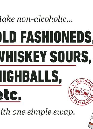 RITUAL ZERO PROOF Whiskey Alternative | Award-Winning Non-Alcoholic Spirit | 25.4 Fl Oz (750ml) | Only 5 Calories | Sustainably Made in USA | Make Delicious Alcohol Free Cocktails