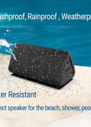 OontZ Angle 3 (4th Gen) – Portable Bluetooth Speaker, 12W Stereo Sound, 24 Hour Playtime, Rich Bass, 100 Foot Wireless Range, Waterproof, Home, Outdoor, Travel, Great Gift (Black)