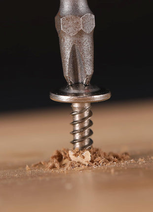 #8 x 1 Inch Wood Screw 500Pcs 410 Stainless Steel Standard Thread Truss Head Fast Self Tapping by SG TZH