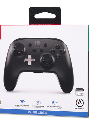 PowerA Enhanced Wireless Controller for Nintendo Switch/Switch 2 / Switch Lite/OLED Model - Black - Gamepad, game controller, Officially Licensed