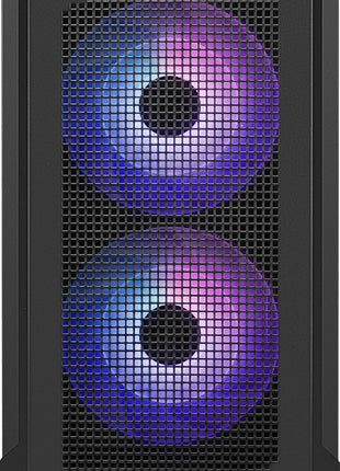 MSI MPG Velox 300R Airflow PZ - Mid-Tower Gaming PC Case - Tempered Glass Side Panel - 2 x 160 mm Dual Layer Blades Fans - Liquid Cooling Support up to 360mm Radiator - Mesh Panel for Airflow
