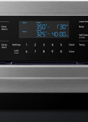 SAMSUNG 30" Smart Double Wall Oven, Stainless Steel, NV51T5511DS/AA