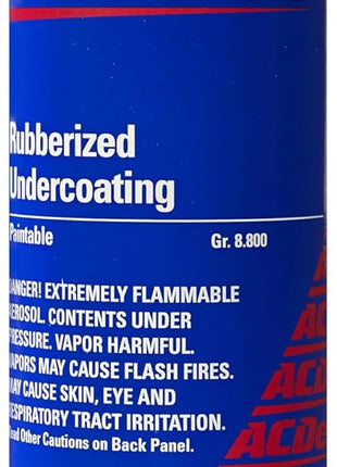 ACDelco GM Original Equipment 10-1017 (12378398) Rubberized Paintable Undercoating - 14.3 oz