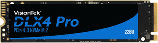 VisionTek 2280 M.2 DLX4 Pro SSD - 512GB - PCIe Gen 4.0 x4 NVMe - 5200MB/s Read, 4775MB/s Write – Laptops, Gaming PCs, Compatible Consoles