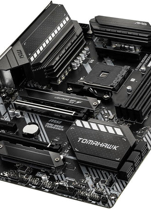 MSI MAG B550 Tomahawk Gaming Motherboard (AMD Ryzen 5000 Series, AM4, DDR4, PCIe 4.0, SATA 6Gb/s, M.2, USB 3.2 Gen 2, HDMI/DP, 2.5Gbps LAN, ATX)