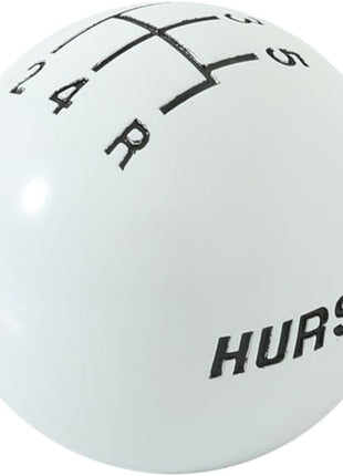 Hurst 1630025 White 5-Speed Replacement Shifter Knob