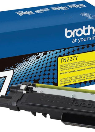 Brother Genuine TN227Y, High Yield Toner Cartridge, Replacement Yellow Toner, Page Yield Up to 2,300 Pages, TN227, Amazon Dash Replenishment Cartridge, 15.3 x 4.1 x 6.1 inches | Prints up to 2,300 pages, Amazon Dash replenishment