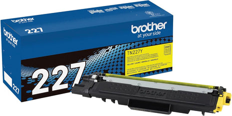 Brother Genuine TN227Y, High Yield Toner Cartridge, Replacement Yellow Toner, Page Yield Up to 2,300 Pages, TN227, Amazon Dash Replenishment Cartridge, 15.3 x 4.1 x 6.1 inches | Prints up to 2,300 pages, Amazon Dash replenishment